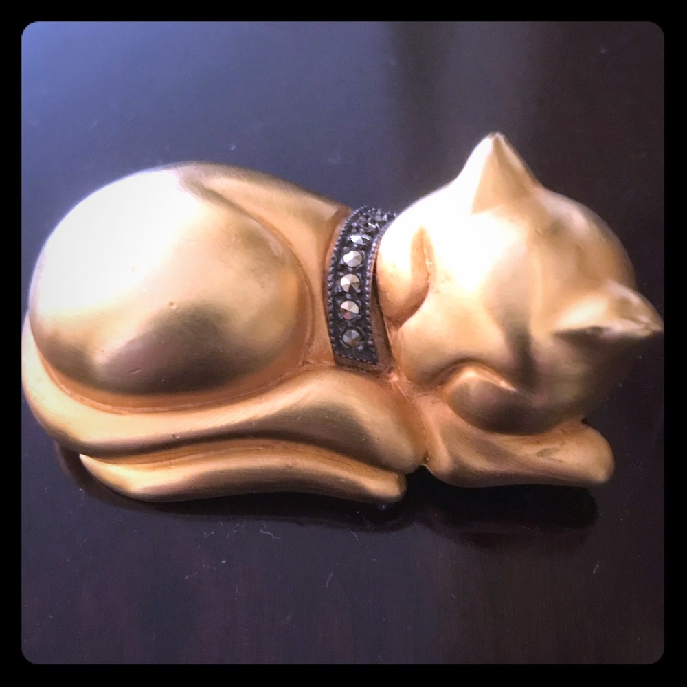 Pin - sleeping kitty